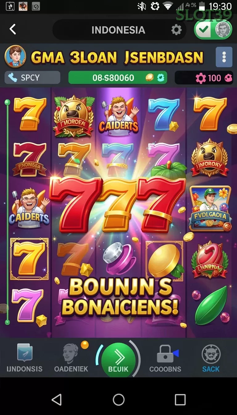 Cuplikan layar menu unduhan slot39 untuk perangkat Android